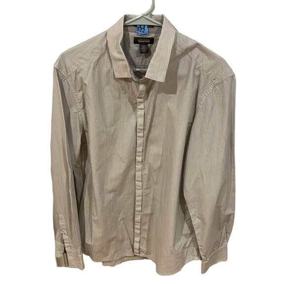Kenneth Cole reaction slim fit button down large - Picture 1 of 7